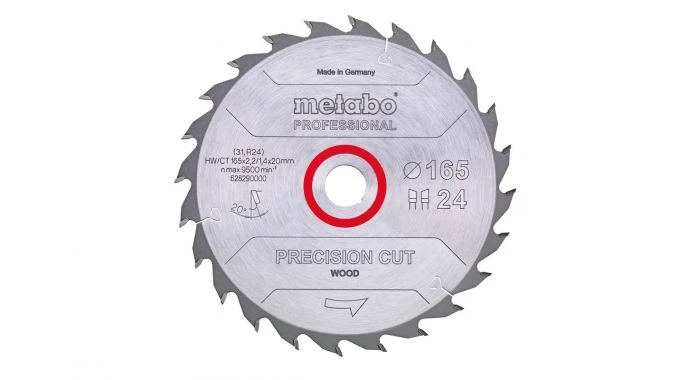 Metabo 628072000 Precision Cut - Wood Professional Cirkelzaagblad - 160 X 20 X 42T - Hout