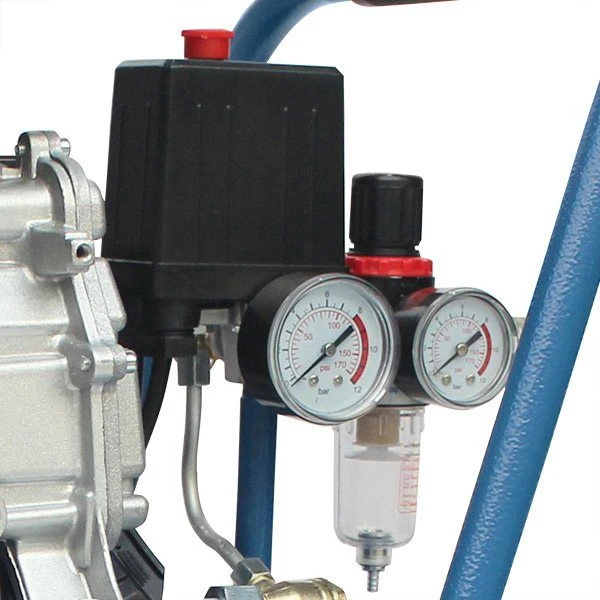 Hyundai 55801 Set 2 Compressor Inclusief Accessoireset - 8 Bar - 24L - 55801 + 55902 - Afbeelding 3