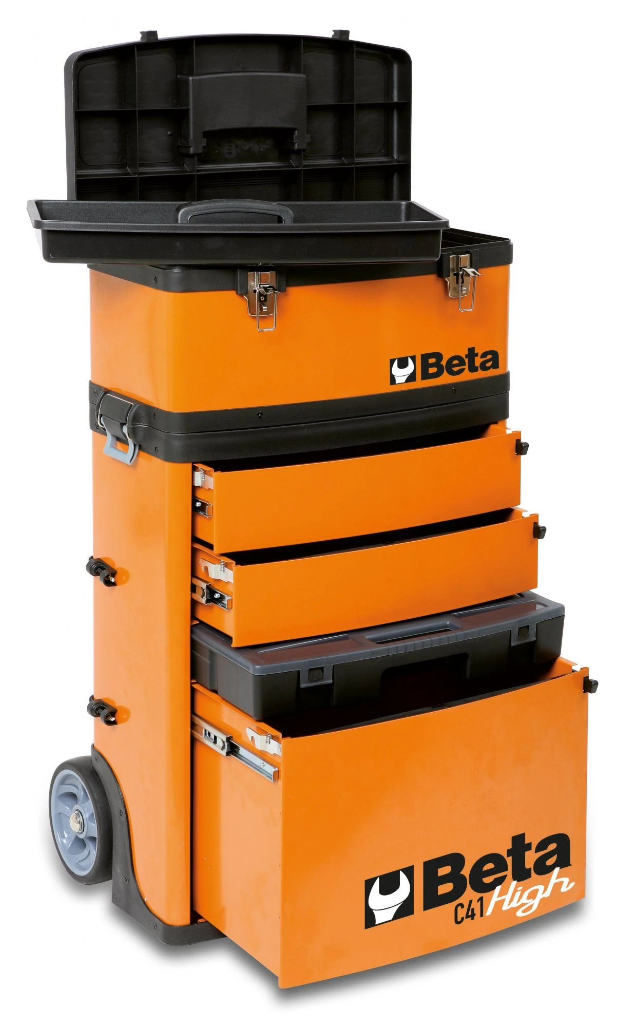 Beta C41H-O 2 Delige Trolley - Oranje - 41000002 - Afbeelding 2
