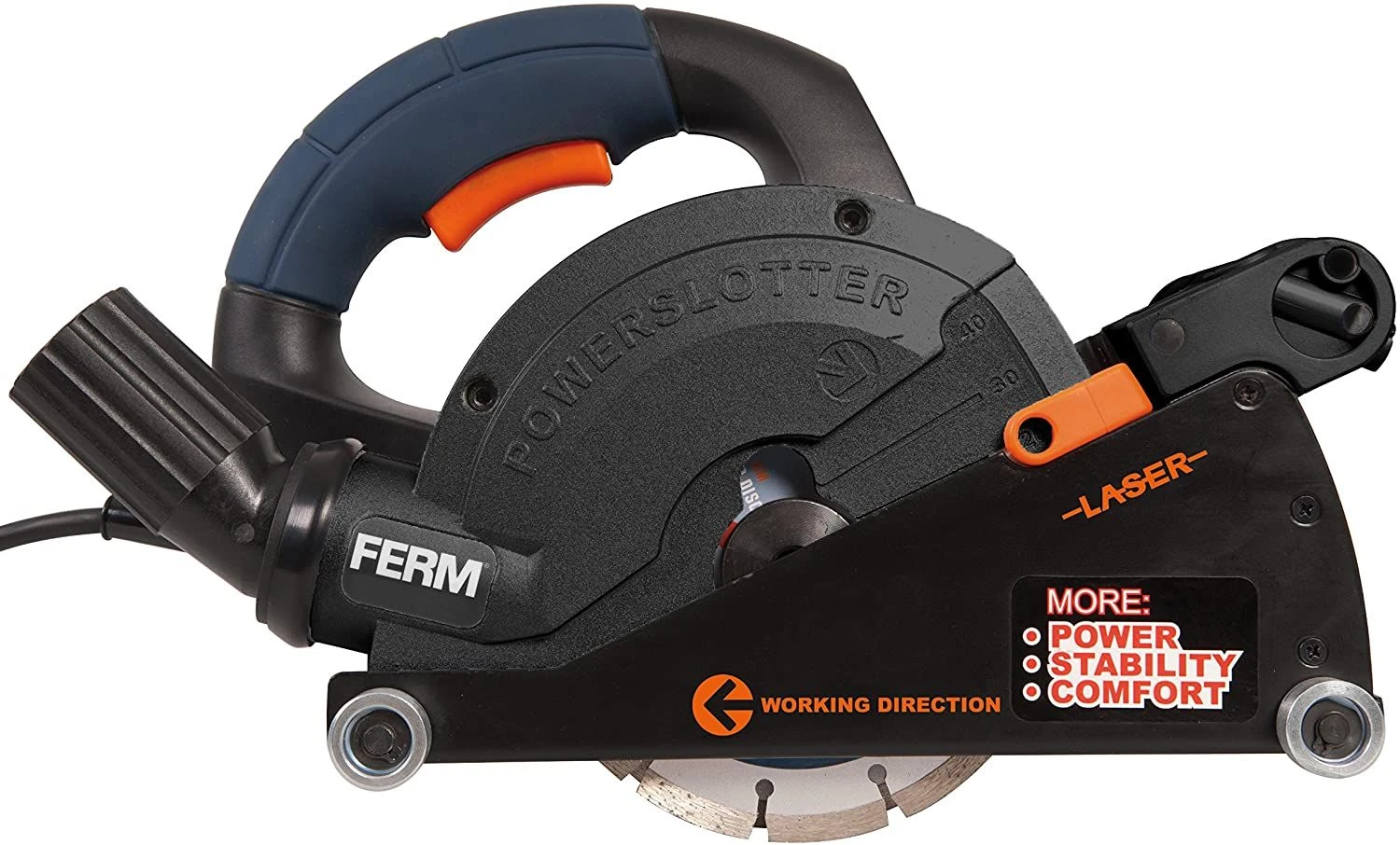 FERM WSM1008 Sleuvenfrees In Tas - 1600W - 150mm - Afbeelding 3