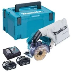 Makita DCC500RTJ 18V Li-ion Accu Diamantsnijder Set (2x 5,0Ah) In Mbox - 125mm