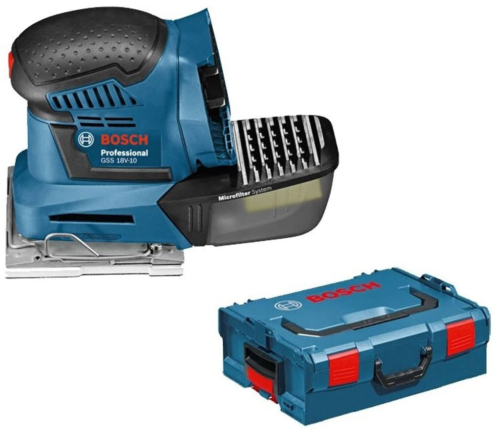 Bosch GSS 18V-10 18V Li-ion Accu 3-in-1 Multischuurmachine Set (2x 5.0Ah Accu) In L-boxx - 06019D0201 - Afbeelding 2