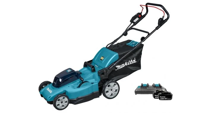 Makita DLM480PT2 (2X18V) Li-Ion Accu Grasmaaier Set (2x 5,0Ah) - 48cm - 62L - 800 M²