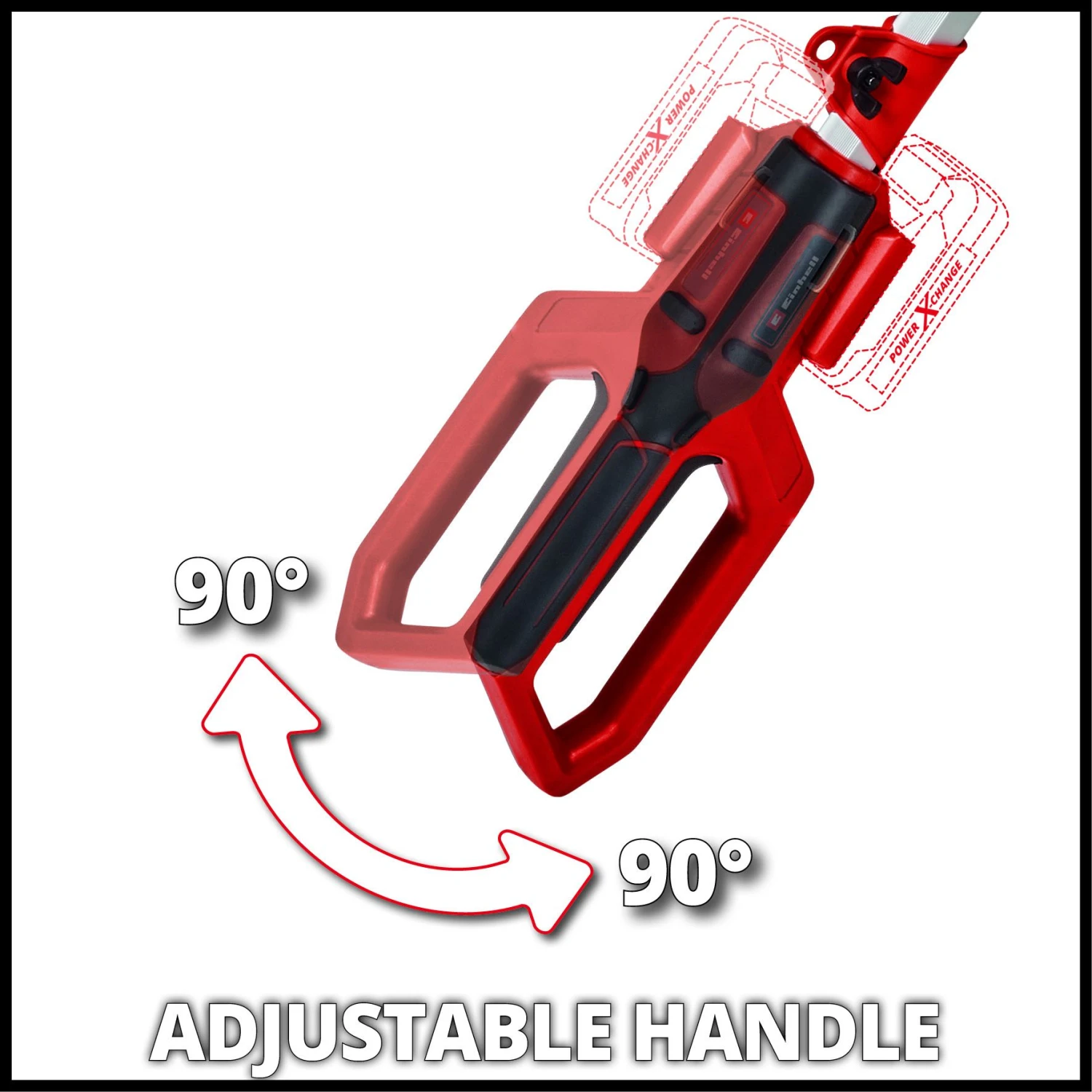 Einhell GC-HH 18/45 Li T Solo 18V Li-Ion Accu Heggenschaar Body - 450 X 400 Mm - Afbeelding 8