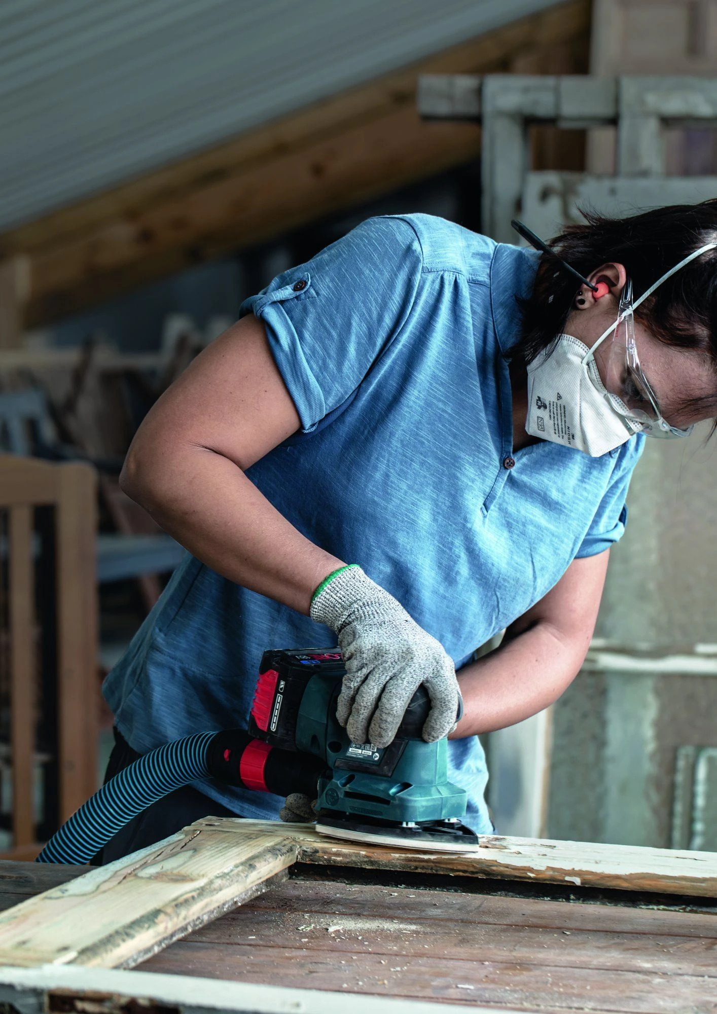 Bosch 2608900932 EXPERT Schuurvel C470 Best For Wood And Paint, 93 Mm, Korrel 240, Voor Multi-Cutter, 6 Gaten, 50x - Afbeelding 5