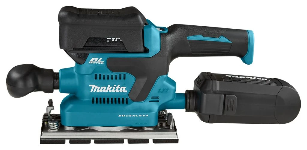 Makita DBO380RTJ 18V Li-ion Accu Vlakschuurmachine Set (2x 5,0Ah) In Mbox - 93x230mm - Koolborstelloos - Afbeelding 4