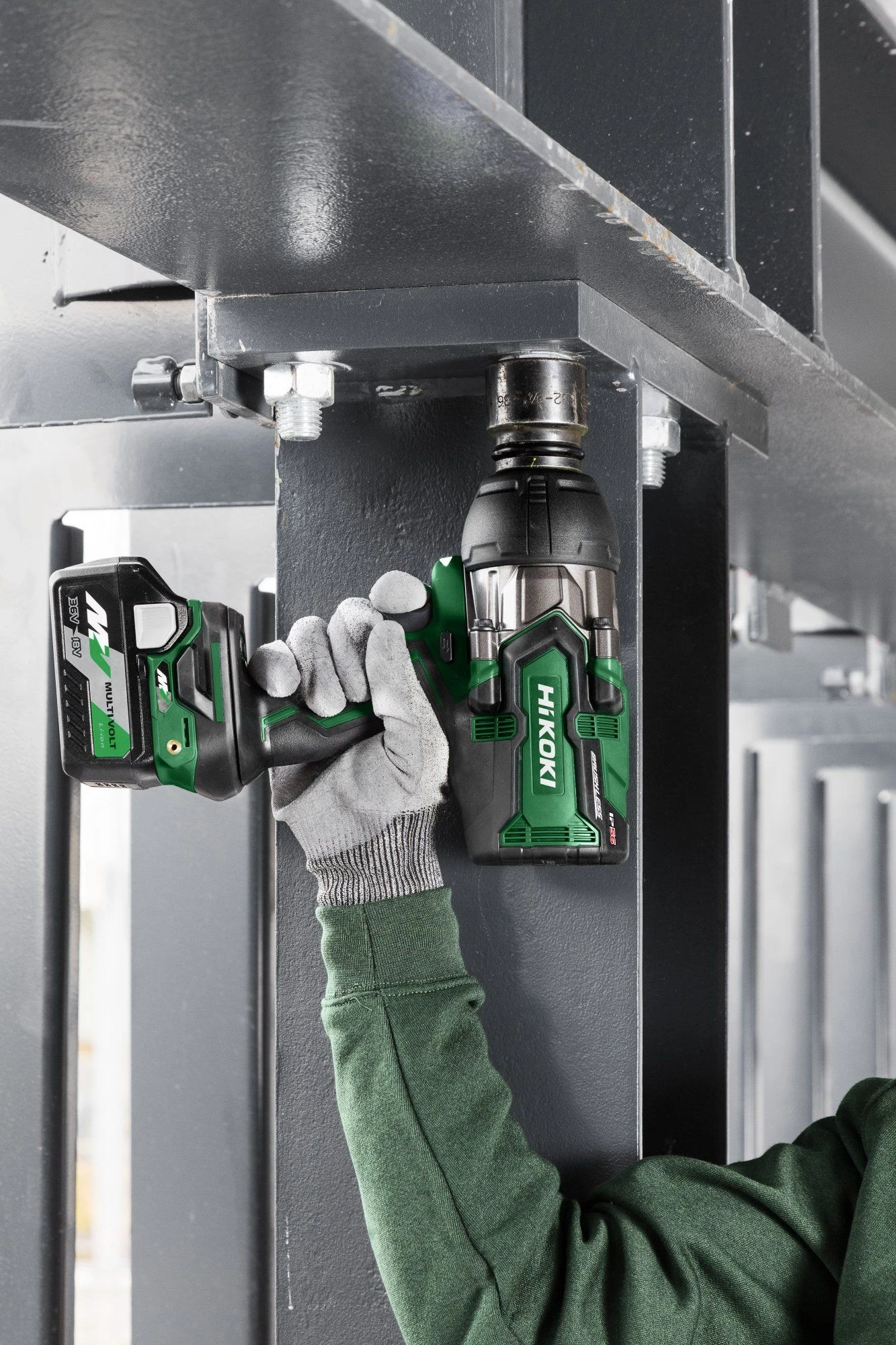 HiKOKI WR36DB 18/36V MultiVolt Li-Ion Accu Slagmoersleutel Body - 1130Nm - 1/2" - Koolborstelloos - Afbeelding 4