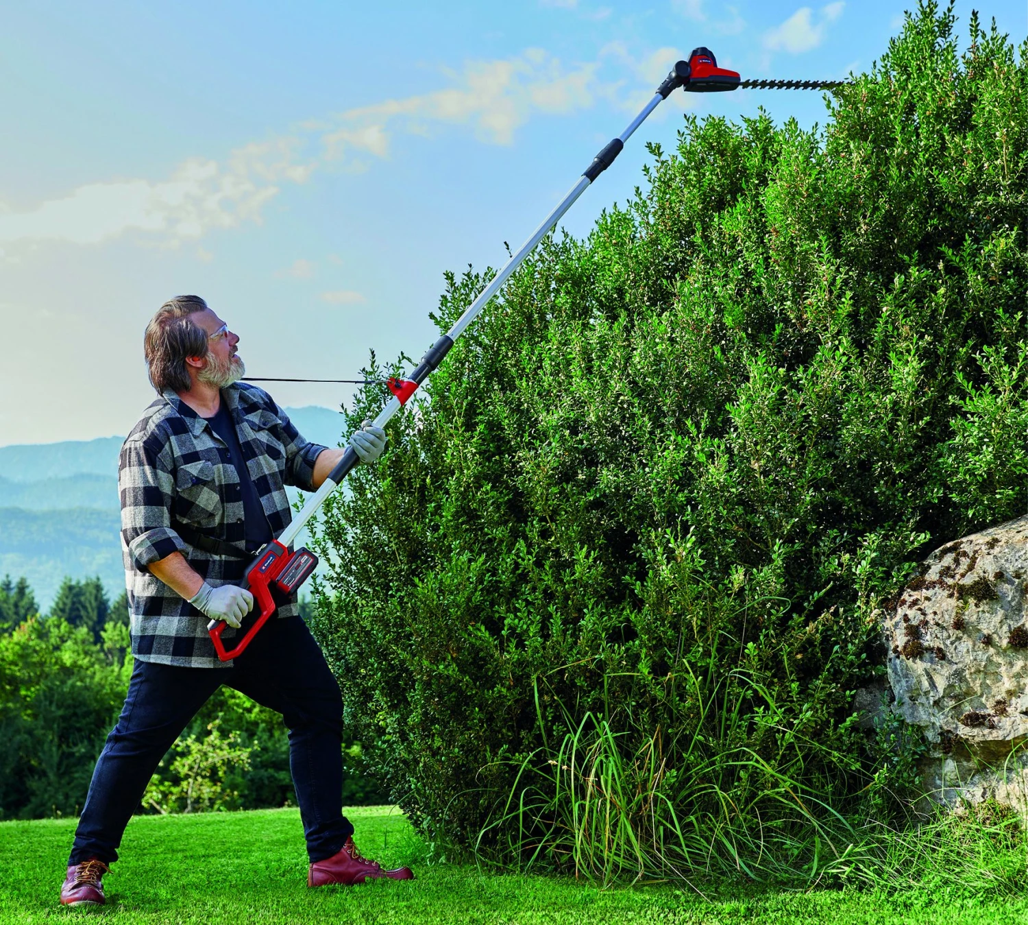 Einhell GC-HH 18/45 Li T Solo 18V Li-Ion Accu Heggenschaar Body - 450 X 400 Mm - Afbeelding 4