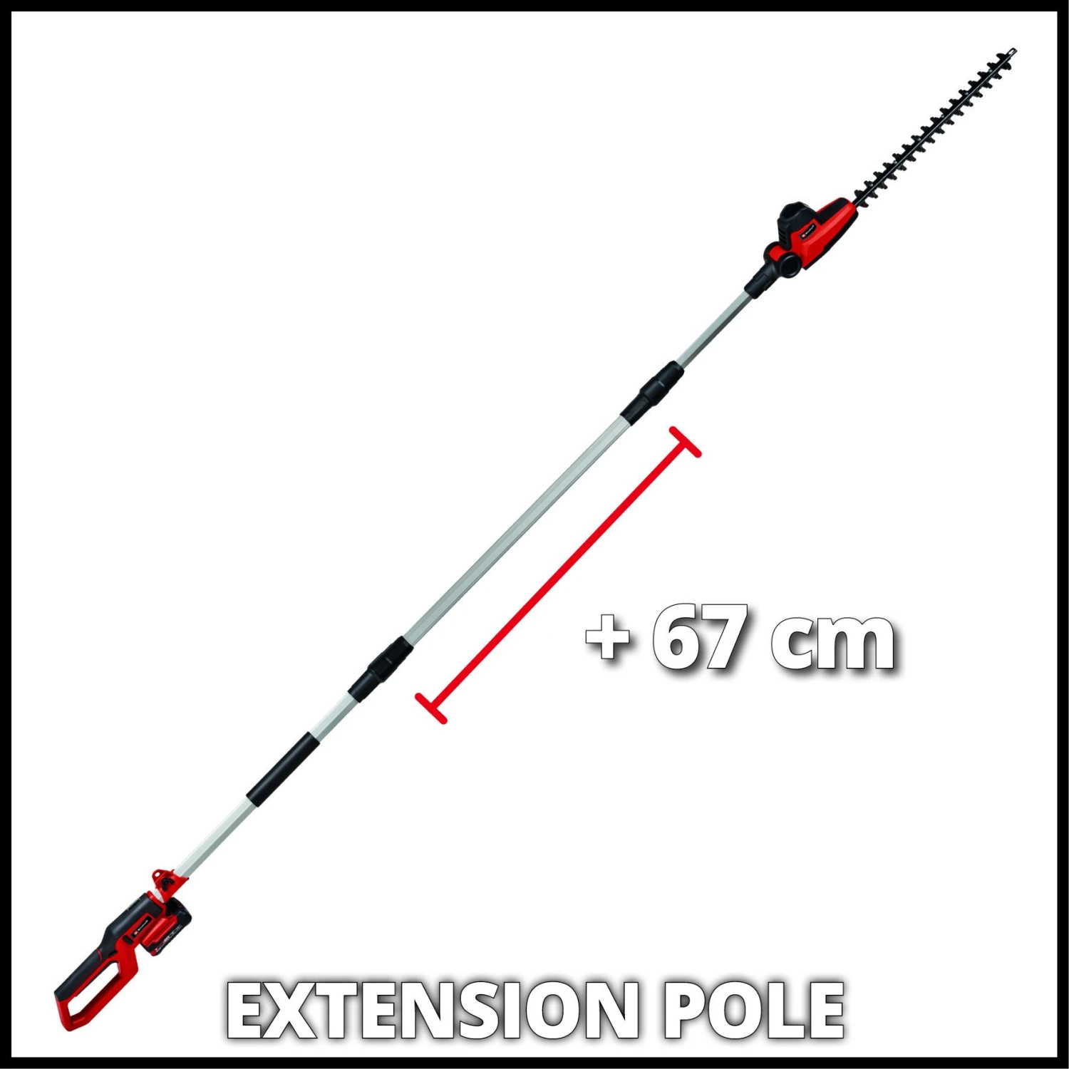 Einhell GC-HH 18/45 Li T Solo 18V Li-Ion Accu Heggenschaar Body - 450 X 400 Mm - Afbeelding 5